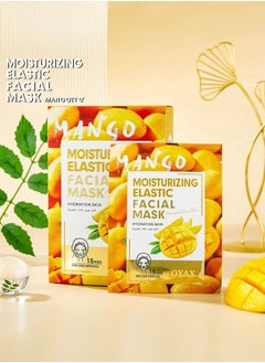 OYAX Facial Mask Mango Mask Skin Care Deep Hydrating Clarifying Nourishing Firming Mask Beauty Facial Sheet Mask  - Image 2