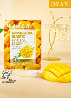 OYAX Facial Mask Mango Mask Skin Care Deep Hydrating Clarifying Nourishing Firming Mask Beauty Facial Sheet Mask  - Image 4