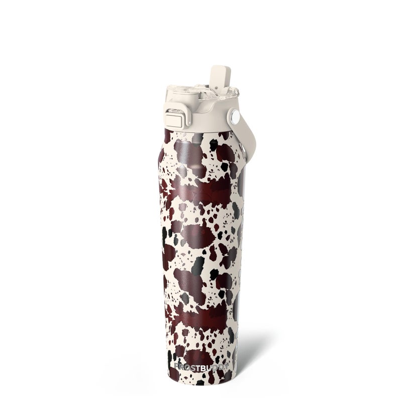 Frost Buddy 32oz Insulated Water Bottle with Straw & Chug Lid | Leak-Proof Stainless Steel | 24-Hours Cold | Sweat-Proof, Cup Holder Friendly | Ideal for Gym, Travel, Sports & Everyday Hydration - Image 1