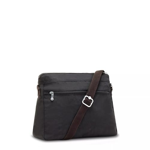 KIPLING KIPLING Kipling womens WomenÂ’s Aisling Bag, Lightweight Everyday Purse, Nylon Shoulder Crossbody Bag, Black Noir, 12 L x 8.87 H 4 D US - Image 3