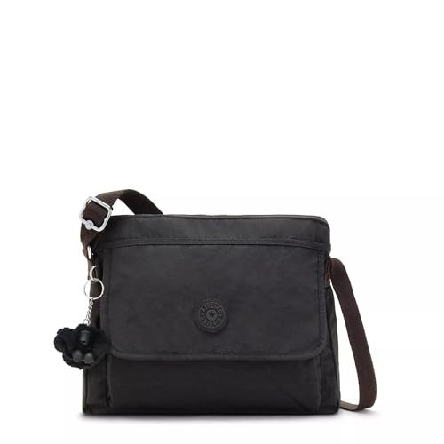 KIPLING KIPLING Kipling womens WomenÂ’s Aisling Bag, Lightweight Everyday Purse, Nylon Shoulder Crossbody Bag, Black Noir, 12 L x 8.87 H 4 D US - Image 1