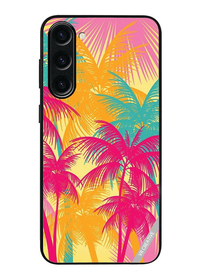 VR CREATIVE Protective Case Cover For Samsung Galaxy S23 Colourfull Tree Design Multicolour - Image 1