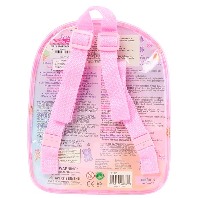 هوت فوكس حقيبة ظهر صغيرة لادوات التجميل والمكياج - 197SW - Image 5