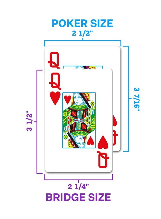 Copag Bridge Size Jumbo Index 1546 Playing Cards (Blue Red Setup) - Image 5