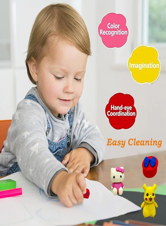 PARTEET Non-Toxic Cute & Unique Eraser Set in GuitarBox|Fancy Erasers|School & Office Supplies,Stationery Set for Kids|Best Birthday Return Gifts for Kids - Image 5