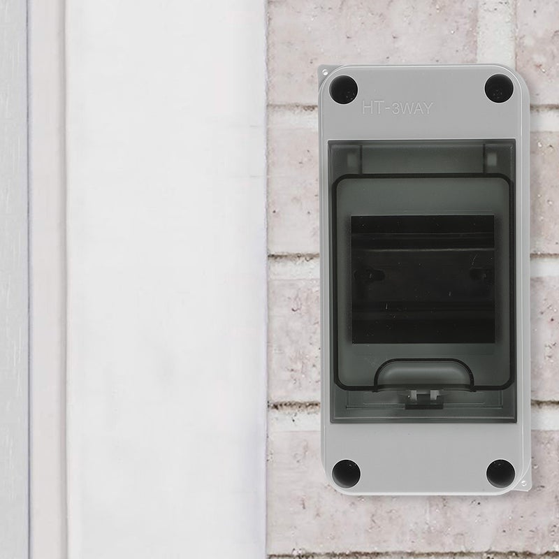 2pcs Power Distribution Junction Box Breaker Box Circuit Box Electrical Box (3 Way) - Image 4