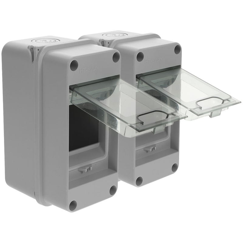 2pcs Power Distribution Junction Box Breaker Box Circuit Box Electrical Box (3 Way) - Image 5