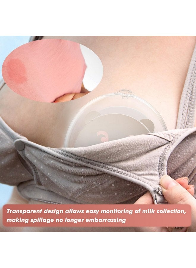 FCF Wearable Milk Collector | Silicone Milk Collectors for Breastfeeding,Hands-Free,Discreet,Leak-Proof Collection Cups for Nursing Moms,Reusable Silicone Design,Comfortable & BPA-Free,2.8oz/80ml,2 Pack - Image 3