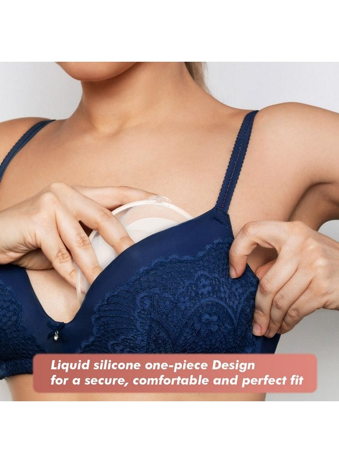 FCF Wearable Milk Collector | Silicone Milk Collectors for Breastfeeding,Hands-Free,Discreet,Leak-Proof Collection Cups for Nursing Moms,Reusable Silicone Design,Comfortable & BPA-Free,2.8oz/80ml,2 Pack - Image 2