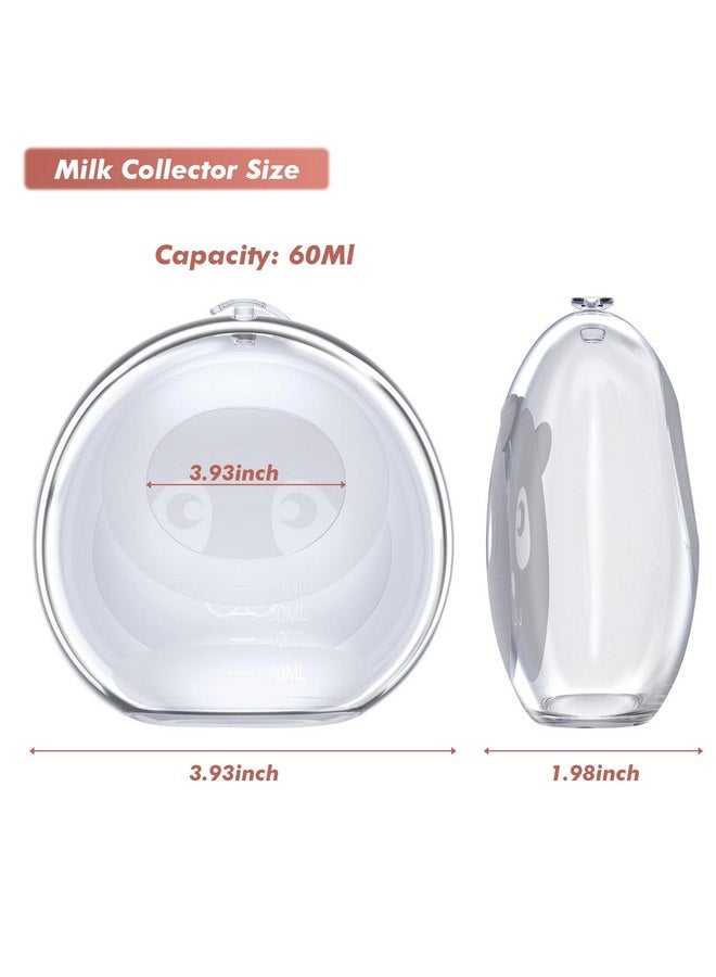 FCF Wearable Milk Collector | Silicone Milk Collectors for Breastfeeding,Hands-Free,Discreet,Leak-Proof Collection Cups for Nursing Moms,Reusable Silicone Design,Comfortable & BPA-Free,2.8oz/80ml,2 Pack - Image 5