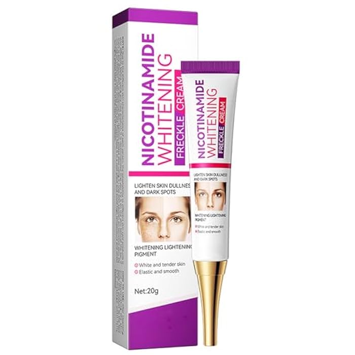 paminify مزيل البقع الداكنة للوجه، كريم تفتيح النمش بالنيكوتيناميد، كريم تفتيح الجسم للبشرة الباهتة، نتائج مرئية خلال 28 يومًا، نعومة الكلف، مصحح البقع الداكنة الناتجة عن فرط التصبغ، 0.7 أونصة - Image 1