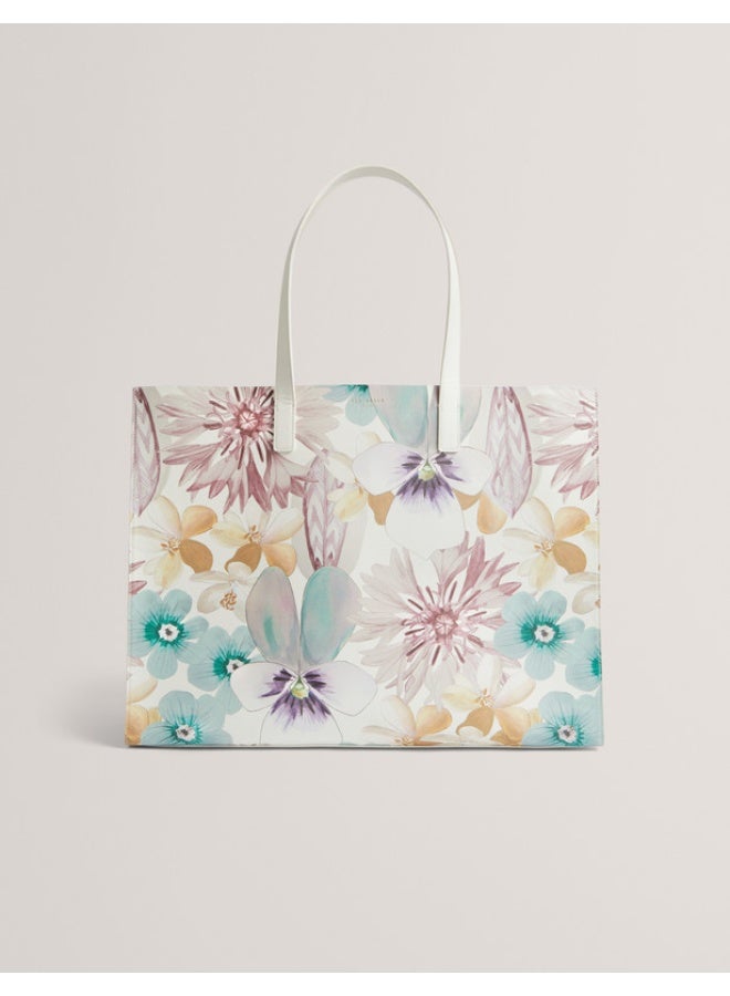 Ted Baker Petal Print Extra Large Icon Bag - Image 1