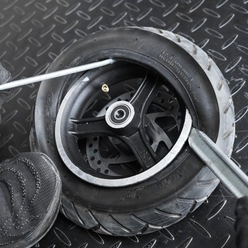 FIRST PRO 2-Pack 10x2.50” Inner Tubes replacement for 10-Inch Electric Scooter, Compatible with 36V/48V 400W-800W Hub Motor, TR87 Angled Stem, Off-Road Ready for E10 Electric Scooter Tires - Image 5