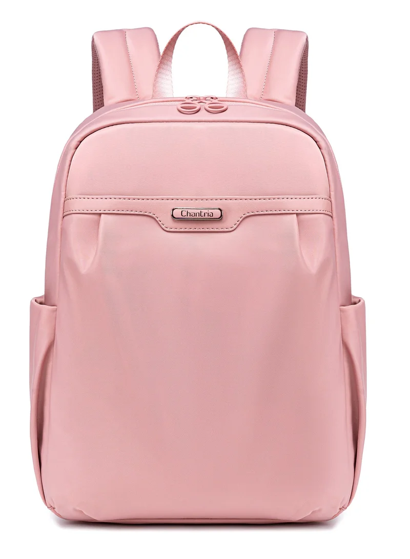 Chantria Pink Premium Lightweight Laptop Backpack for Women Water Resistant Multifunctional Nylon Daypack for Casual Office School College Travel, CB00769, Pink for Women | Best Price UAE