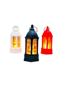 Mini medallion lantern in Ramadan shapes - hexagonal - SM-5 - white