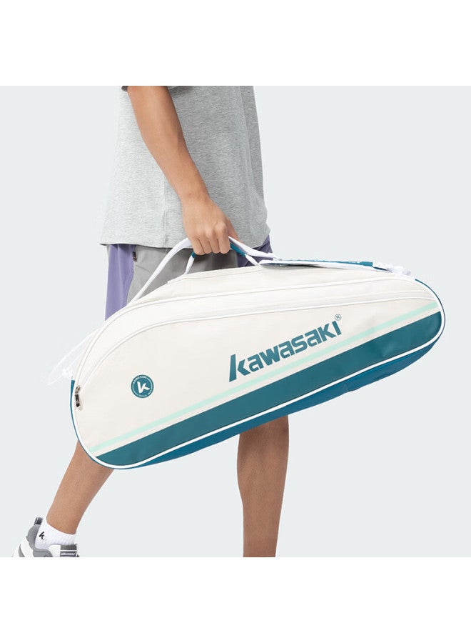 Kawasaki حقيبة بادل كبيرة السعة متعددة الوظائف محمولة على الكتف وحقيبة عبر الجسم 3-pack C8368 بيج أخضر - Image 5