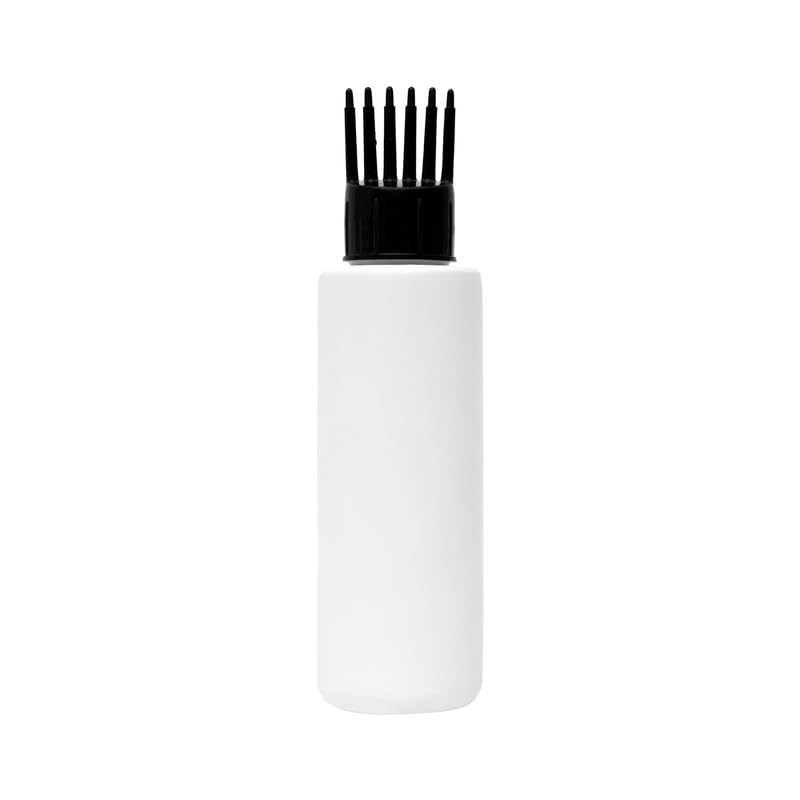 Devinez Round White HDPE Bottle 250ml Pack of 12 with White FlipTop Cap and Black Hair Applicator for Serum Essential Oils Blends DIY Skin Care Cosmetics Multipurpose Bottle for Home - Image 5