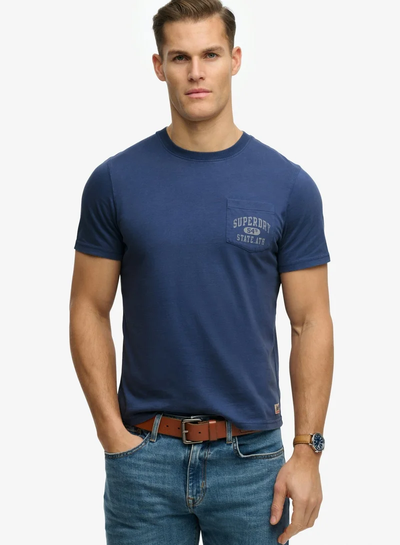 سوبر دراي Vintage Prep Relaxed Pocket T-Shirt