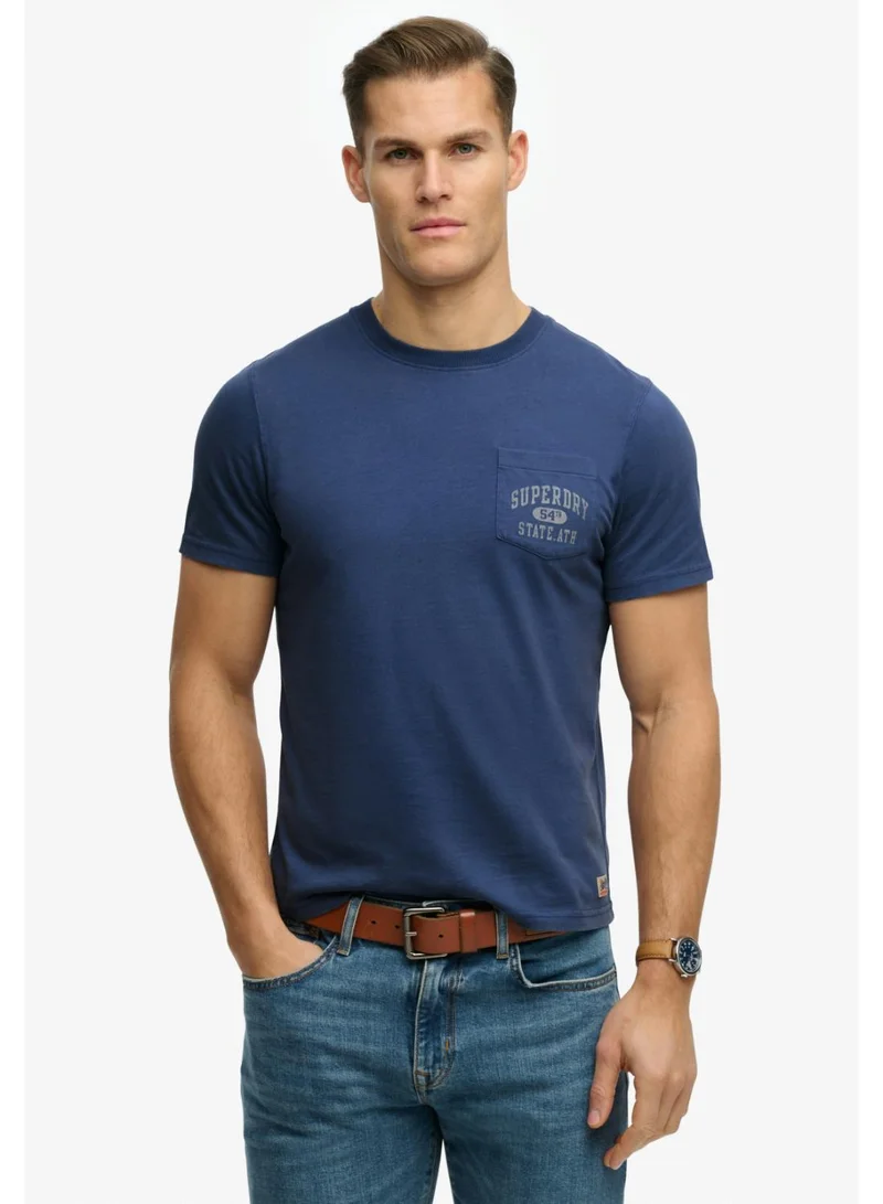 Vintage Prep Relaxed Pocket T-Shirt