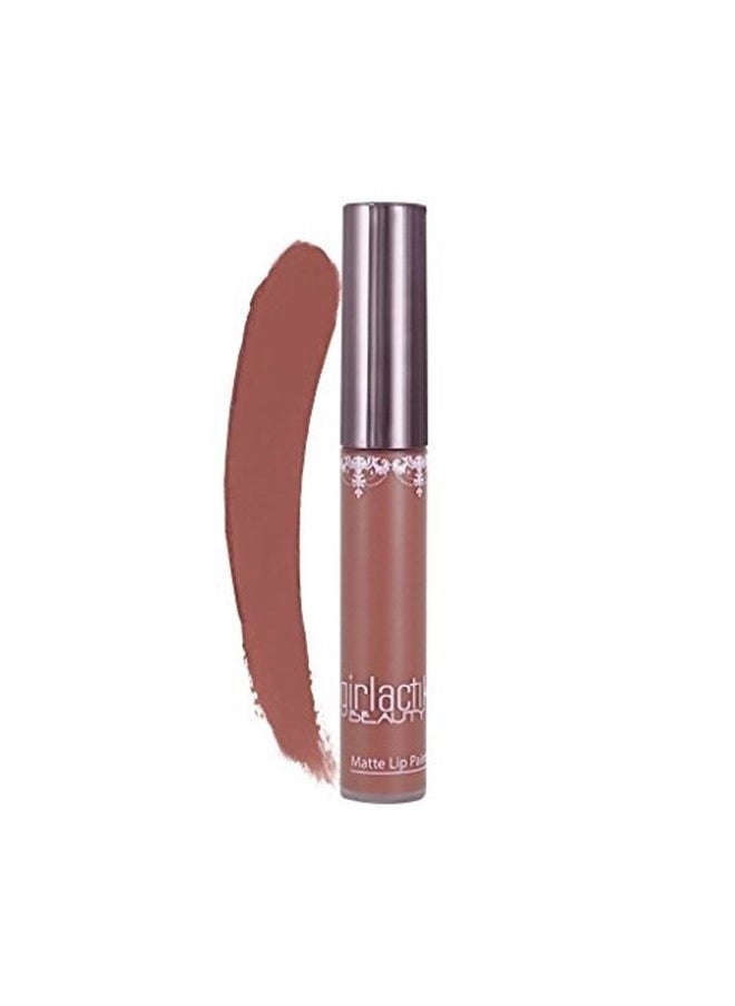 girlactik Long Lasting Matte Lip Paint Liquid Lipstick (Playful) 