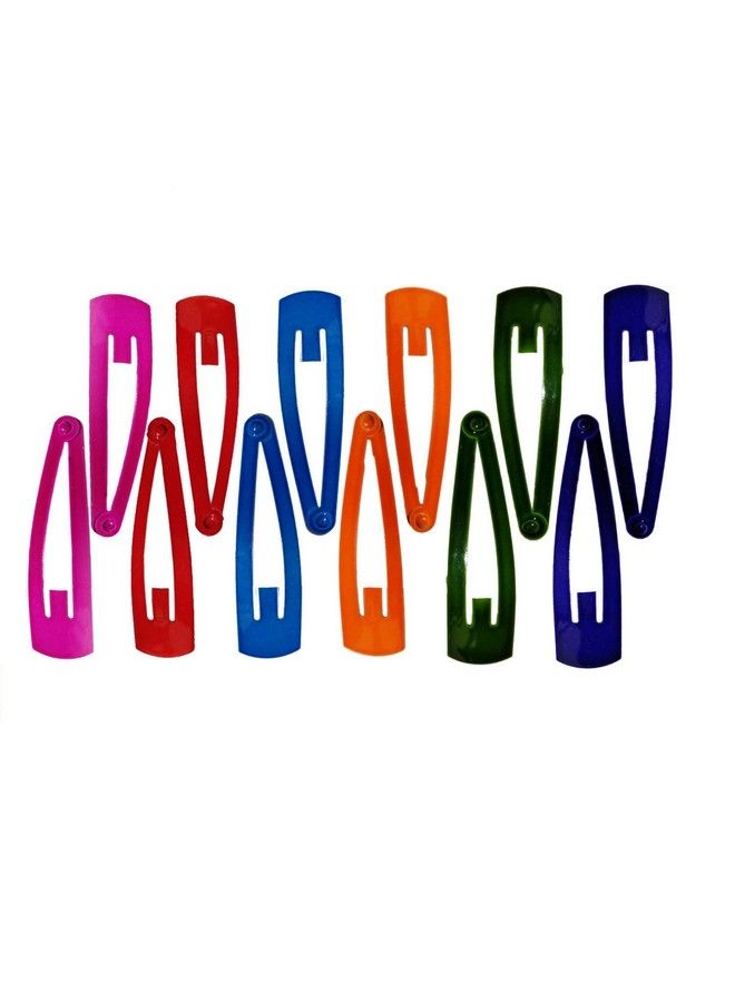 Drishti Original Jp Hair Tic Tac Multicolor Metal Mediam & Small Mix Size For Girls & Women Pack Of 12 Set Of 3 (18 Pair) - Image 3