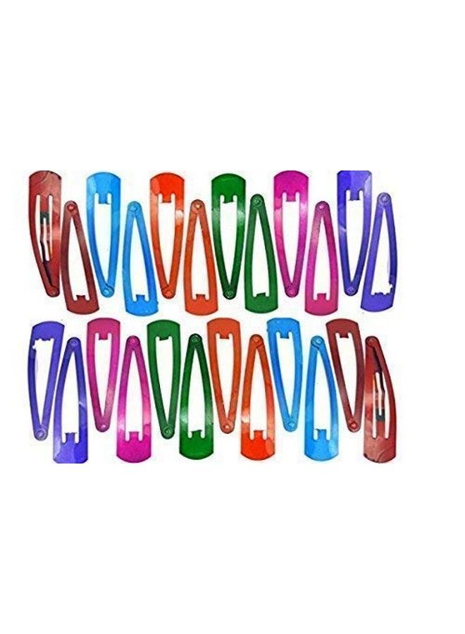 Drishti Original Jp Hair Tic Tac Multicolor Metal Mediam & Small Mix Size For Girls & Women Pack Of 12 Set Of 3 (18 Pair) - Image 1