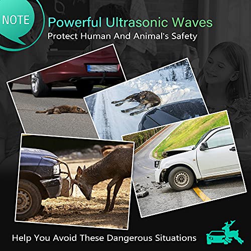 Elook Upgraded Deer Whistles for Car, Save Deer Whistle for Vehicles and Trunks, Double Horn, 4 Pack (Registered Patent) - Image 5