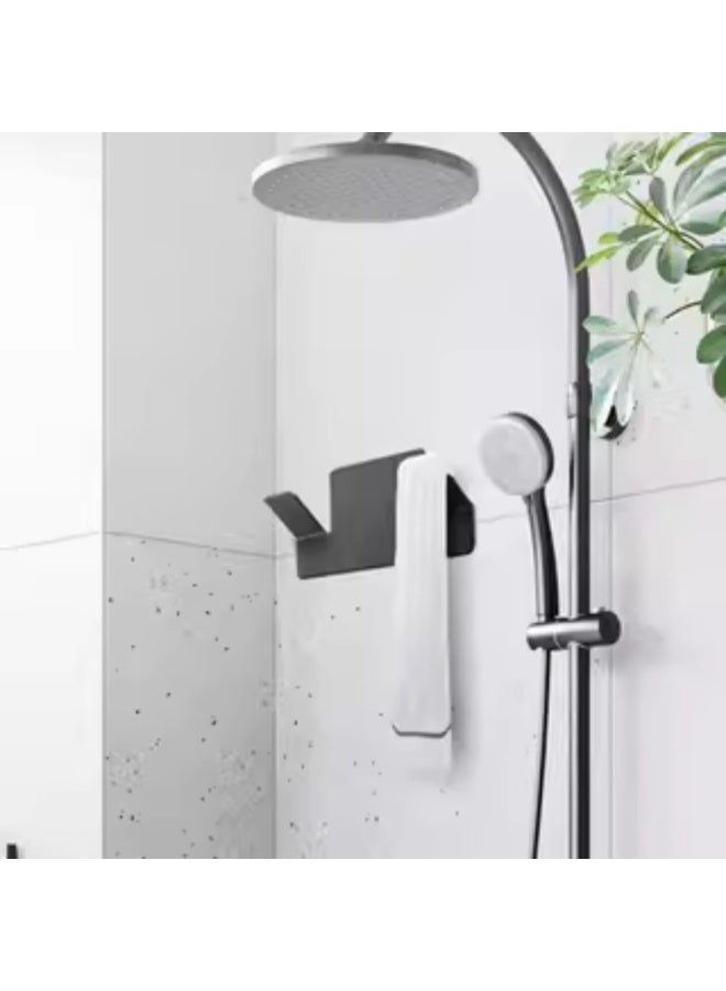 Smart Storage ✨ Premium Holder Hanger – Aluminum Wall Hook, Space-Saving Towel & Cloth Holder for Bathroom, Kitchen & Home Organization. - Image 3
