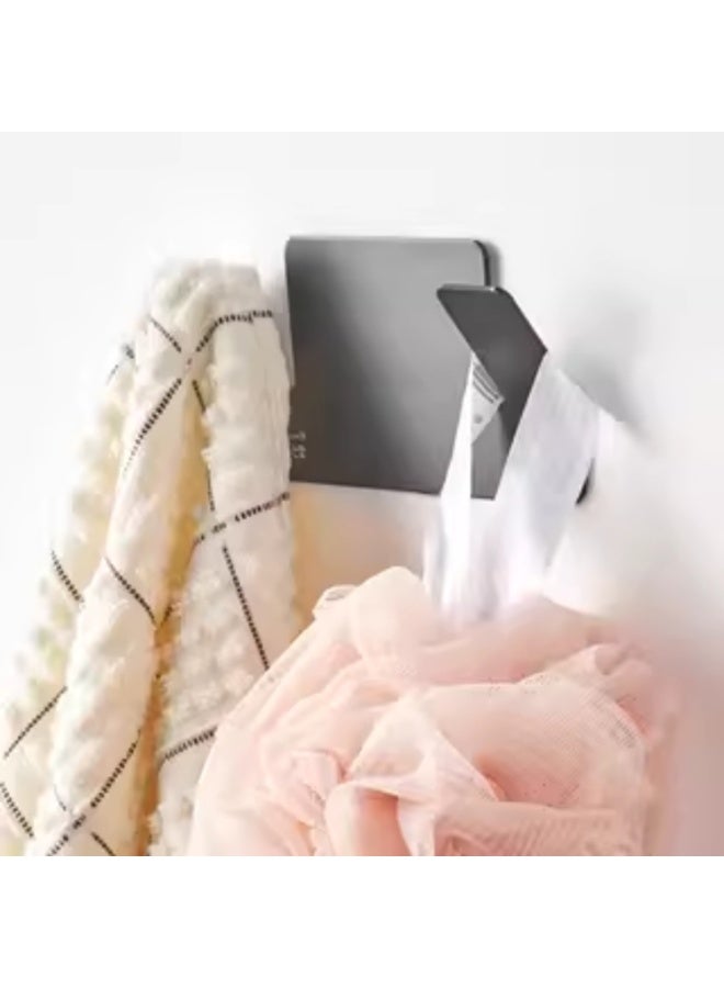 Smart Storage ✨ Premium Holder Hanger – Aluminum Wall Hook, Space-Saving Towel & Cloth Holder for Bathroom, Kitchen & Home Organization. - Image 4
