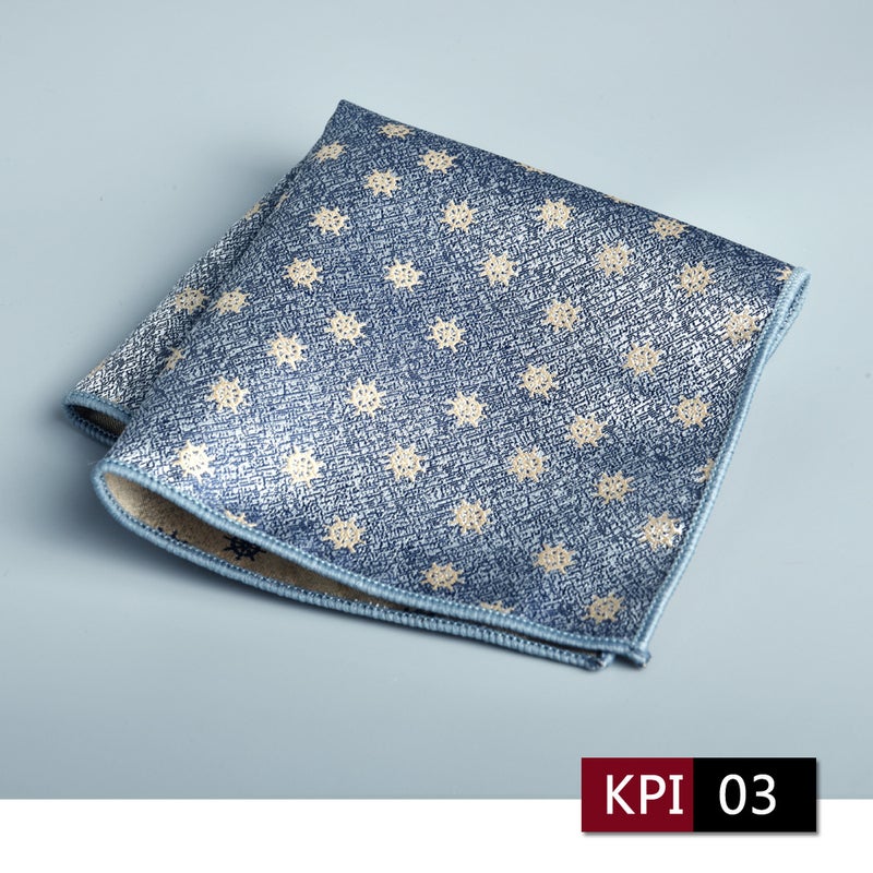 Men'S Square Scarf Business Formal Suit Handkerchief Large Jacquard 23Cm Foldableing Square New Style 2025 Spot - Image 1