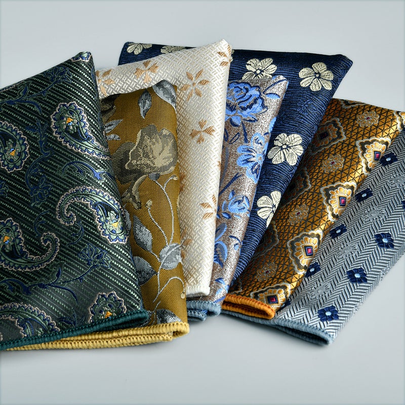 Men'S Square Scarf Business Formal Suit Handkerchief Large Jacquard 23Cm Foldableing Square New Style 2025 Spot - Image 2