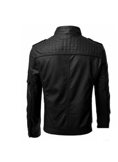 Generic Men's Fashion Trend Leather Jacket  - Image 2