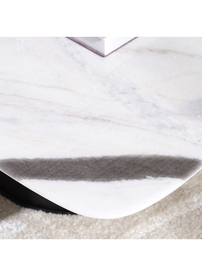 DANUBE HOME Solace Coffee Table + End Table Set - Marble - Image 5