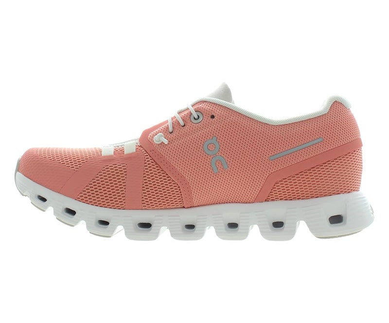 On Cloud 5 Womens Shoes Size 7.5, Color: Flamingo/Pearl-Flamingo/Peach - Image 4