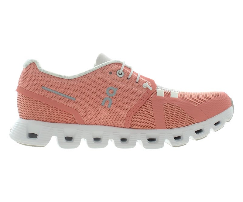 On Cloud 5 Womens Shoes Size 7.5, Color: Flamingo/Pearl-Flamingo/Peach - Image 2