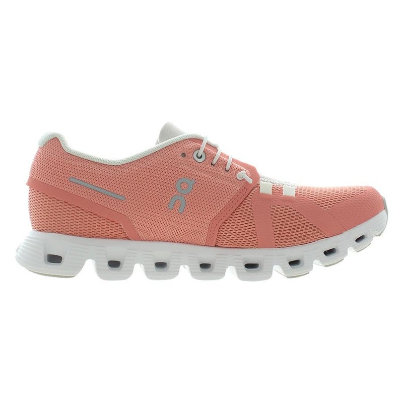 On Cloud 5 Womens Shoes Size 7.5, Color: Flamingo/Pearl-Flamingo/Peach - Image 5