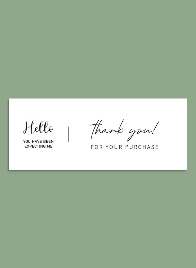Umiwin 50 Pieces Rectangle Decorative Labels, Minimalist Art Pattern Box Seal Stickers Package Label, Decorative Sealing Decal For Jewelry Gift Packaging Customer Mailer Box Retail Bag - Image 1