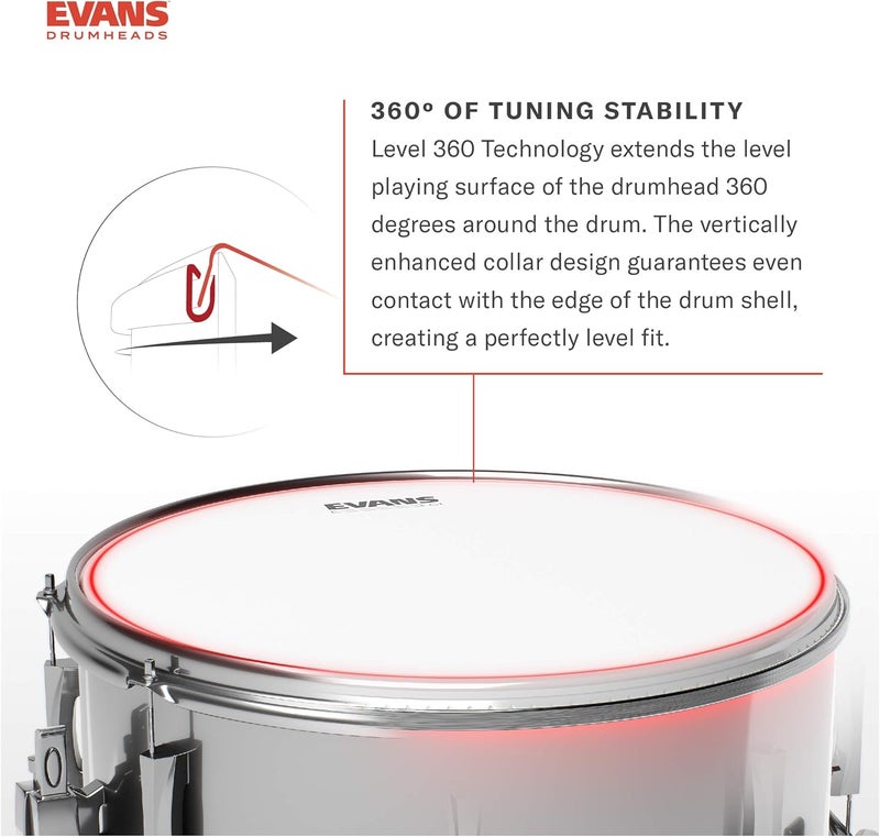 Evans Genera G1 14-inch Tom/Snare Drum Head - Image 4