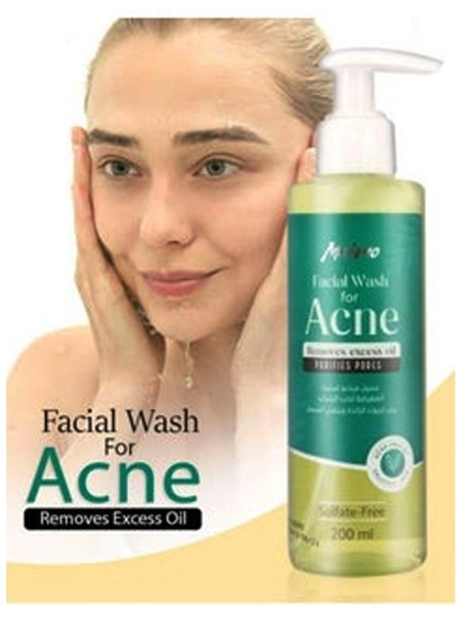 MELANO Melano Facial Wash For Acne 200 ml - Image 3