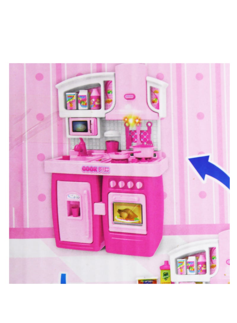 مجموعة ألعاب الطبخ مثالية للأطفال من سن 3 سنوات فما فوق، تصميم مثير للاهتمام 39 × 29 × 10 سم يعزز الاستكشافات الطهوية الإبداعية، يشجع الخيال ويساعد طفلك على تعلم المهارات الضرورية - Image 2