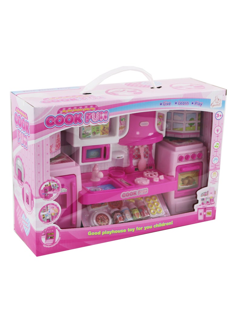 مجموعة ألعاب الطبخ مثالية للأطفال من سن 3 سنوات فما فوق، تصميم مثير للاهتمام 39 × 29 × 10 سم يعزز الاستكشافات الطهوية الإبداعية، يشجع الخيال ويساعد طفلك على تعلم المهارات الضرورية - Image 4
