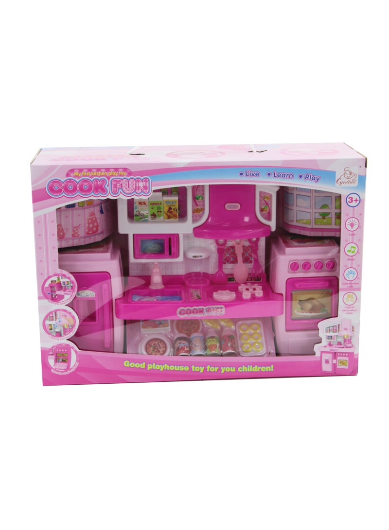 مجموعة ألعاب الطبخ مثالية للأطفال من سن 3 سنوات فما فوق، تصميم مثير للاهتمام 39 × 29 × 10 سم يعزز الاستكشافات الطهوية الإبداعية، يشجع الخيال ويساعد طفلك على تعلم المهارات الضرورية - Image 5