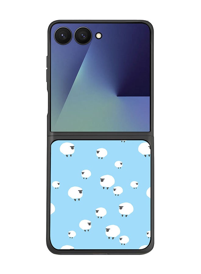 For Samsung Galaxy Z Flip7 Case,Slim fit Camera Protection, Shockproof Thin Phone cover  - Counting Sheep