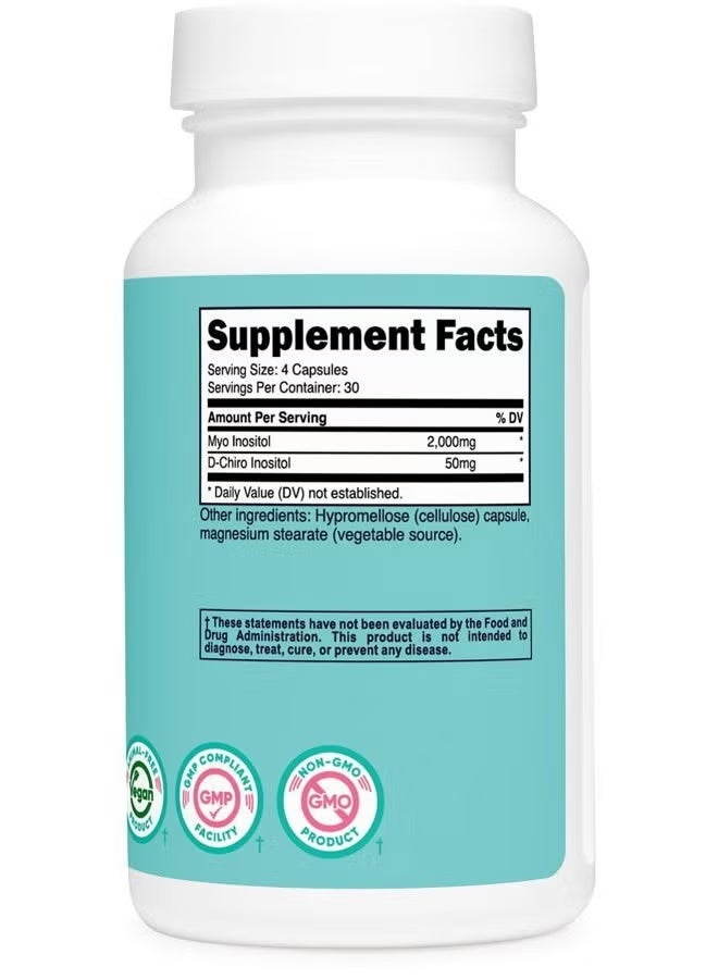 Nutricost, Women، Myo & D-Chiro Inositol، 120 كبسولة - Image 5