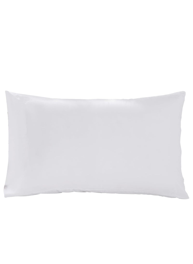 Silvon Silvon Premium Pillow case for Acne Prone Skin-Silver Infused Smart Fabric -No Odor and Acne-Causing Bacteria - Breathable & Ultra Soft Supima Cotton (Standard, White)  - Image 1