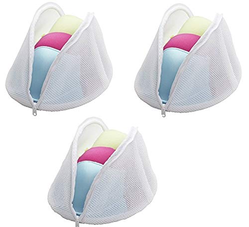 Vroxy Vroxy Polyester Zipped Mesh Washing Bag Hole Basket Underwear Bra Socks TShirts etc Protective Laundry Machine Suitcase Hot Laundry Bags Multicolor 3  - Image 1