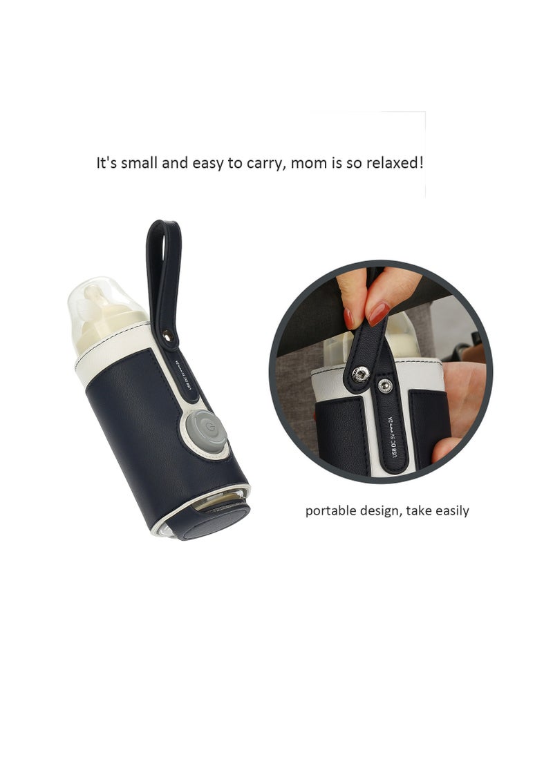 Generic 1 Pcs Portable Bottle Warmer Warmer with 2A USB Wall Charger 3 Temperature Control Baby for Breastmilk Or Formula Travel and Other Outdoor Activities  - Image 5