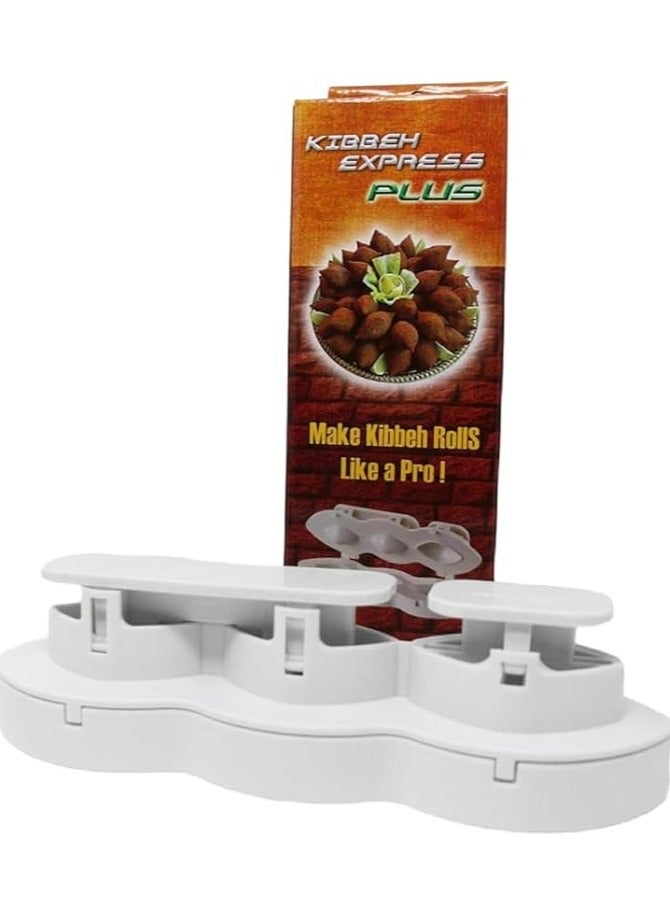 EXPRESS Quick Kibbeh Mold Maker, 7 cm, white, plastic - Image 2