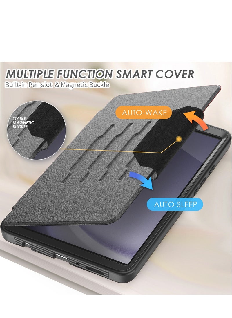 Generic - Compatible with Samsung Galaxy Tab A9 Plus 11(SM-X210/X216/X218) Flip Sleep Stand Tablet Case Silicone PC Drop Bag - Image 1