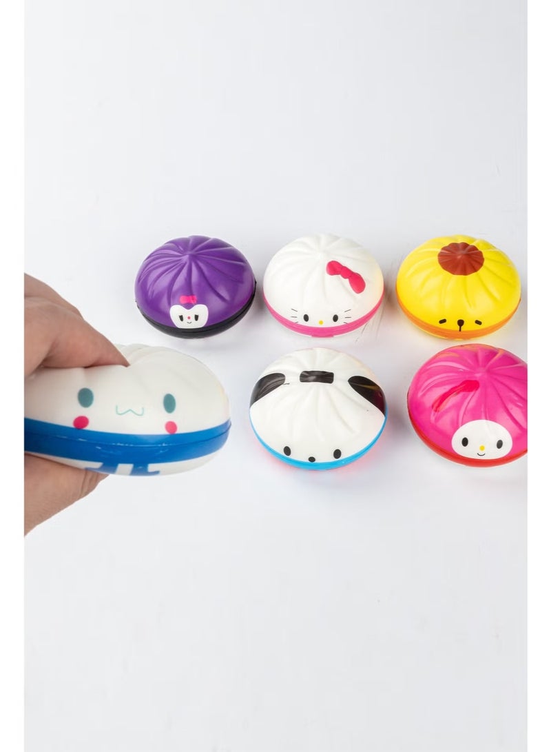 2PCS Cartoon Character Super Soft Slow Rebound Squishy Decompression Toys for Stress Relief (Blind Box, Random Colors) - Image 3